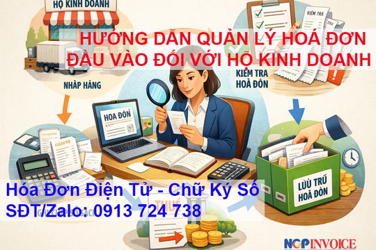 Hướng dẫn quản lý hoá đơn đầu vào đối với hộ kinh doanh